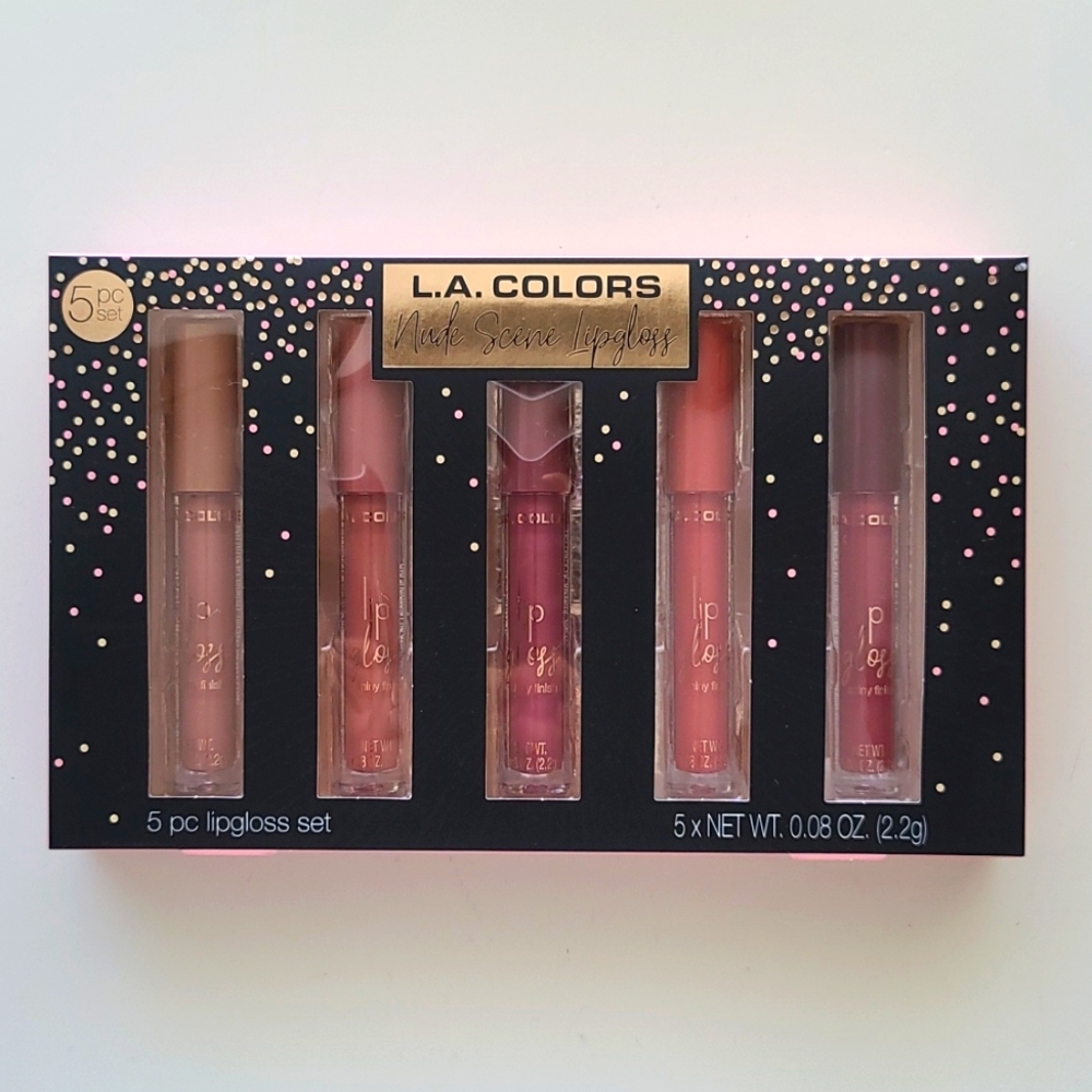 5 piece L.A. Colors Lipgloss Giftset